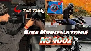 Bike modifications NS 400z 🏍️❤️&zwj;🔥| #bikemodification #fullvlog #watchtillend 