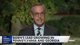 Joe Biden's lead is growing in Pennsylvania, Georgia