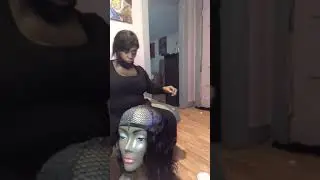 Open top custom wig