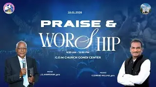 Live streaming  of GDM Church Gondi Centre. Dt. 18/01/2026:Message:Rev.K.Edward williams garu