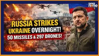Russia Launches 50 Missiles and 297 Drones in Overnight Attacks on Ukraine