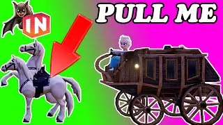 Stagecoach or Carriage PULLED by Horses in Disney Infinity (No Mods Necessary!)