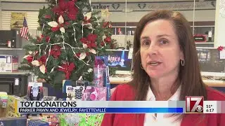Fayetteville pawnshop continues tradition of donating toys to children in hospital, despite pandemic