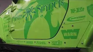 Awesome wrap of Cal4Wheel Sweepstakes Green Jeep.