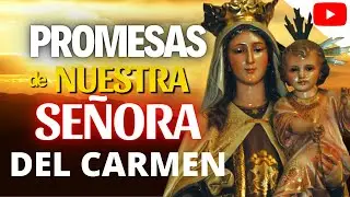 INCREIBLE   Las PROMESAS de la Virgen del Carmen y del Sagrado Corazón de Jesús