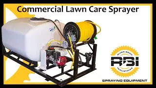Skid Sprayer - 400 Gallon - Mechanical Paddle Agitation - D30 Pump - Sideways Truck Mount - RBI