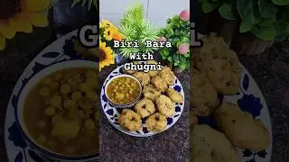 Odisha Famous BIRI BARA & GHUGUNI 😋#odiafood #recipe #cooking #bara #ghuguni #food #ytshorts...