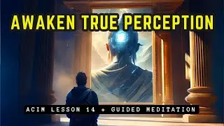 How to Awaken True Perception Meditation // ACIM Lesson 14