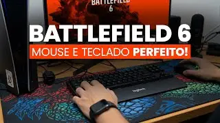 MOUSE E TECLADO BATTLEFIELD 6 NO PS5 FUNCIONANDO PERFEITO!