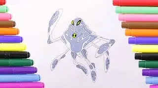 Ben 10 Aliens Raad Coloring Page for Kids, Coloring Book