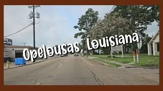 Driving Through Opelousas, Louisiana | Rural Exploration Tour | Dash Cam - High Crime