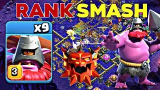 THROWER SMASH TH17 Warden Walk Fireball Battle Ranked Legend Attacks! Clash of Clans