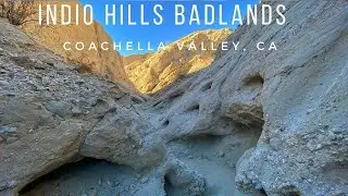 Indio Hills Badlands - an amazing desert hike through slot canyons and windcaves!