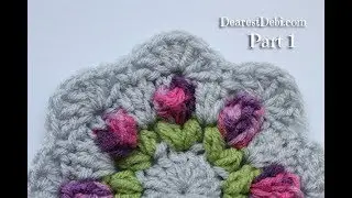 Girly Afghan CAL Mandala Part 1 (Rnds 1-5)