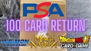 PSA Grading 100 Card Return [ Magi Nation & Dragon Ball Super ] Golden Cooler Is Back!