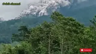 GUNUNG MERAPI MENGELUARKAN LAHAR PANAS YANG BEGITU HEBAT!!!