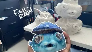 REPLICATING MY WEIRD SCULPTURE (FISH-ROOM)