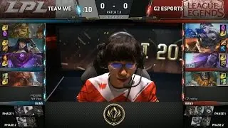 WE vs G2 BO5 - 2017 MSI SemiFinals - Team WE vs G2 Esports