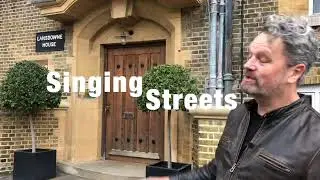 Visiting Lansdowne Studios, where John Lennon and Sex Pistols recorded, with Singing Streets