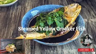 Easy Steamed Yellow Croaker Fish | Chinese recipe| @christinachanmakes