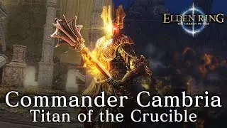NEW Cambria, the Blightfallen Titan Boss Showcase (Elden Ring The Garden of Eyes DLC Mod)