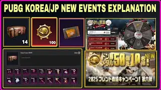 FREE 14 Xmas Crates + 66+ Donkatsu Medals 😱🎄 | PUBG Korea/JP New Events Explained!