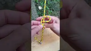 How to Tie a Rope Tightening Knot | Easy Knot Trick
