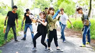 Action S.W.A.T & Invisible Man Nerf guns Sniper Rescue Girl Nerf war