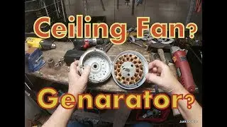 Making a Generator From A Ceiling Fan ??