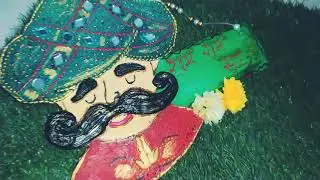 Turban man door hanging/ easy zero cost decor