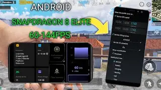 Unlock 120fps Android + Snapdragon 8 Elite 144FPS No-Root 100% Working | Max FPS Fix Lag - No Root