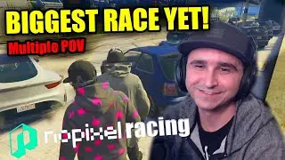 Summit1g BIGGEST RACE YET! (Multiple POVS) (NoPixel Racing)