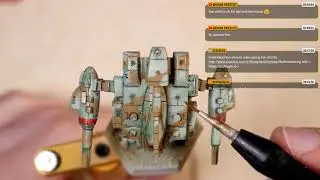 Chipping and Weathering Battletech Miniature
