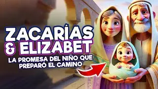 La Biblia para Niños ⭐✨👶 Zacarías y Elisabet: La Promesa del Niño que Preparó el Camino 🚀🌟