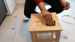 Покрытие табуретки IKEA воском. Видео про табуретку икея. Самое полезное в начале и в конце. | 18+