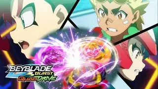 Battle Royale! BEYBLADE BURST QUADDRIVE EPISODE 17 Reversal! Reversal! Great Counterattack!