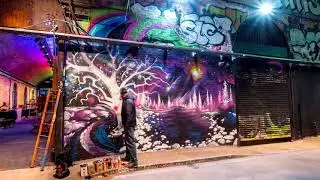 Aures London - Leake Street Arches Jim Vision Hyperlapse