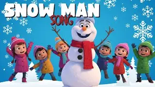 Snowman Song ⛄ | Fun Winter Song for Kids | Nursery Rhymes