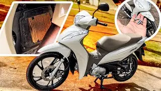 TIREI O FILTRO DA BIZ 125 SEM MINHA MÃE SABER!😱
