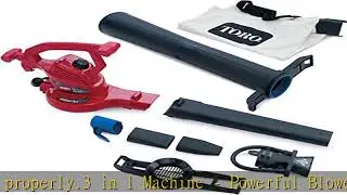Toro 51621 UltraPlus Leaf Blower Vacuum, Variable-Speed (up to 250 mph) with Metal Impeller, 12 amp