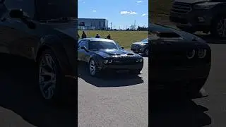 Dodge Challenger Black Ghost Edition Drive By Engine Sound M1 Concourse Cars and Coffee 2024