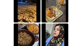 Yemekte misafirim❓aynı şehir kar bizde yok❗️bug&uuml;n yine neler neler yaptım buyrun canlarım izleyin