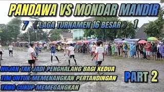 Pandawa vs mondar mandir || turnamen bola kasti 16 besar || koramil cup 