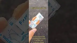 made a mini first aid kit