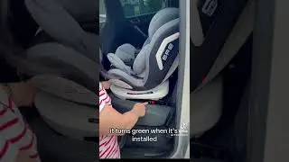Basic Demonstration Video on how to install a 360 Rotating Car Seat using ISOFIX. ☺️