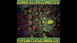 Zombie Kill Dr. ZomBoss's No Survive Crazy Dave! #pvz #pvz2 #youtubeshorts #shorts