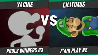 YACINE (Mr. Game & Watch) vs Lilitimus (Luigi) // Pools Winners Round 3 // F'Air Play #2