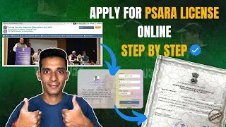 How to apply for PSARA License in 2025 - Step by Step Online Process (Hindi) | 360PSA