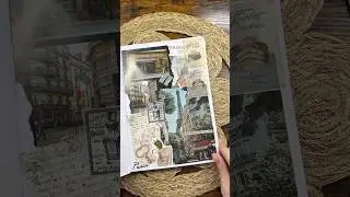 ASMR - THE EIFFEL TOWER 🇫🇷 #creativejournaling #paris #france #scrapbooking #asmr