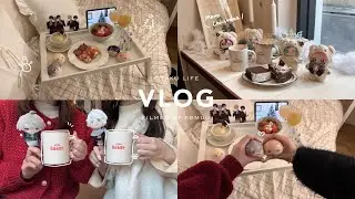 vlog┊オタクのクリスマス🎄🤍｜カフェ巡りとおうちクリパ｜社会人オタク｜まほやく｜にじさんじ｜あんスタ